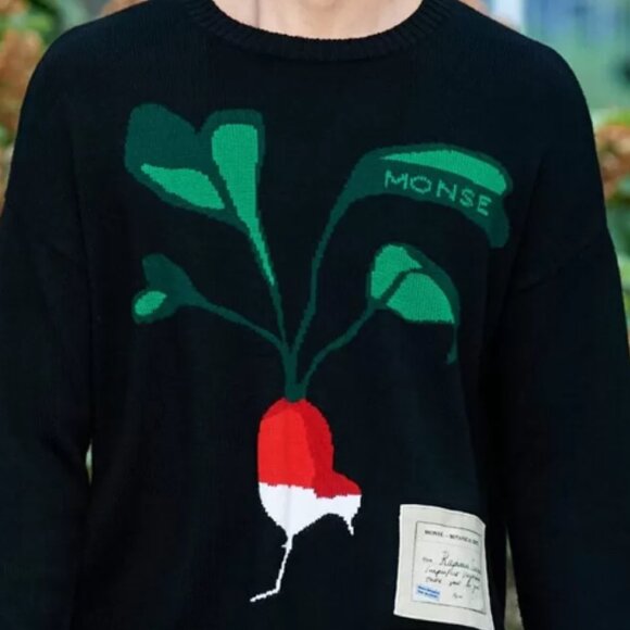 Oversized MOMSE fine merino wool sweater Size M/L NEW - Picture 7 of 9